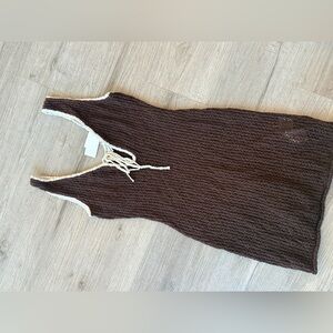 Abercrombie & fitch brown cover up